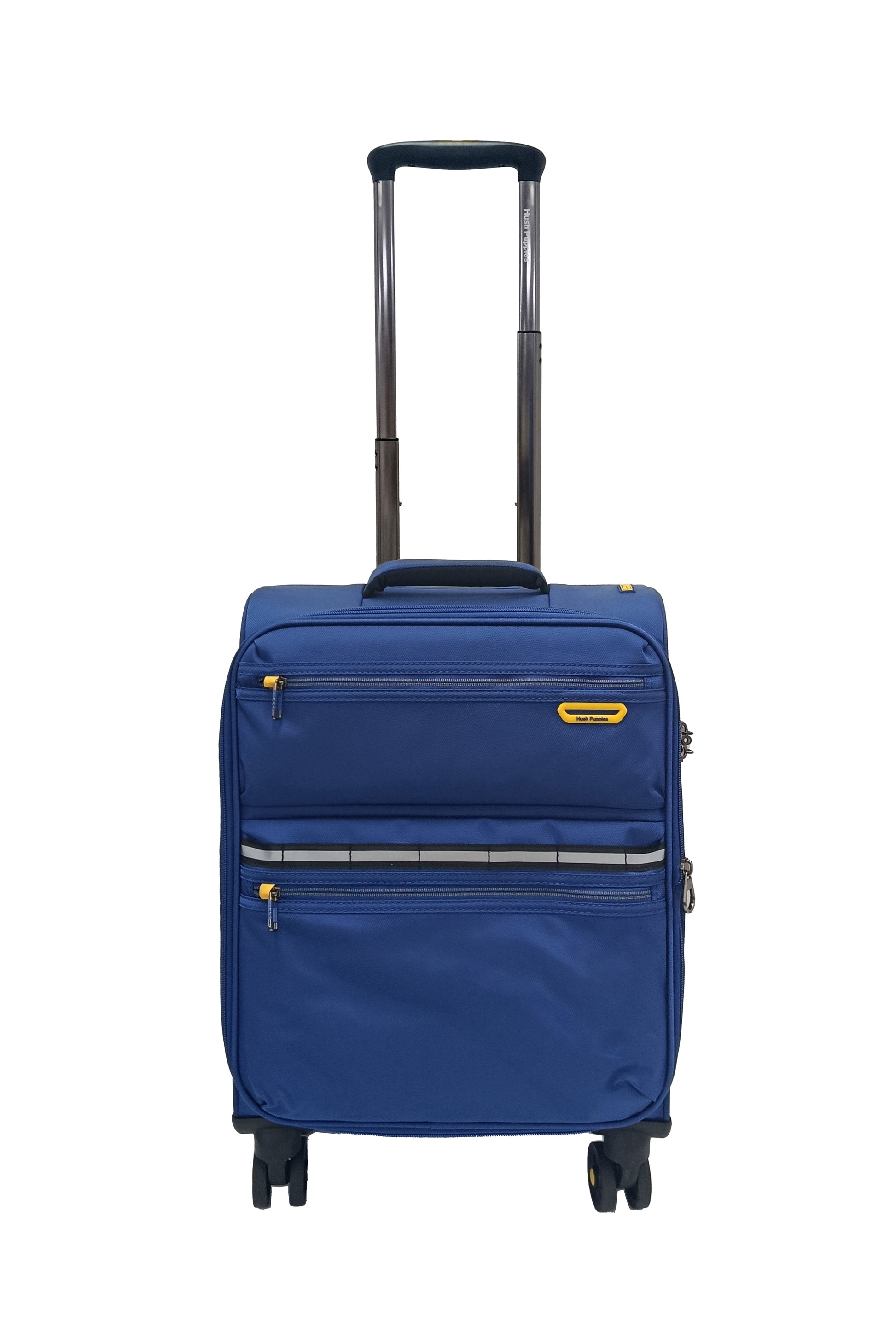 Hush Puppies 69-3149 Montreal Pop lightweight blue 20 inch cabin size carry-on luggage suitcase 