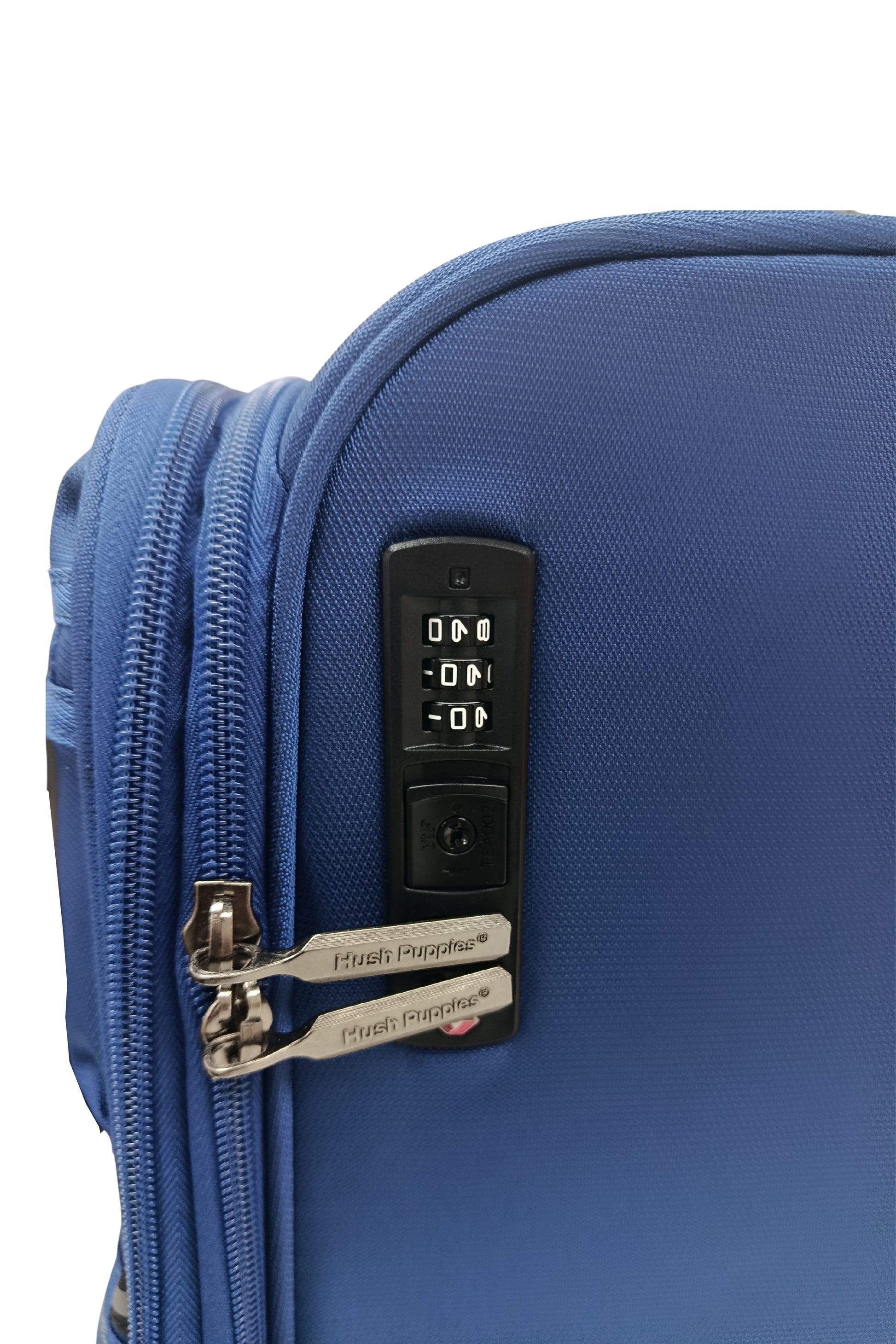 Hush Puppies 69-3149 Montreal Pop lightweight blue  checked in luggage suitcase