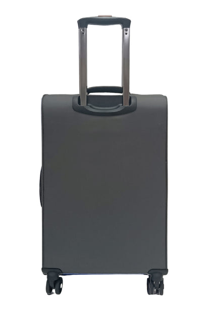 Hush Puppies 69-3149 Montreal Pop lightweight grey 24 inch checked in luggage suitcase