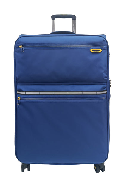 Hush Puppies 69-3149 Montreal Pop lightweight blue  28 inch checked in  luggage suitcase
