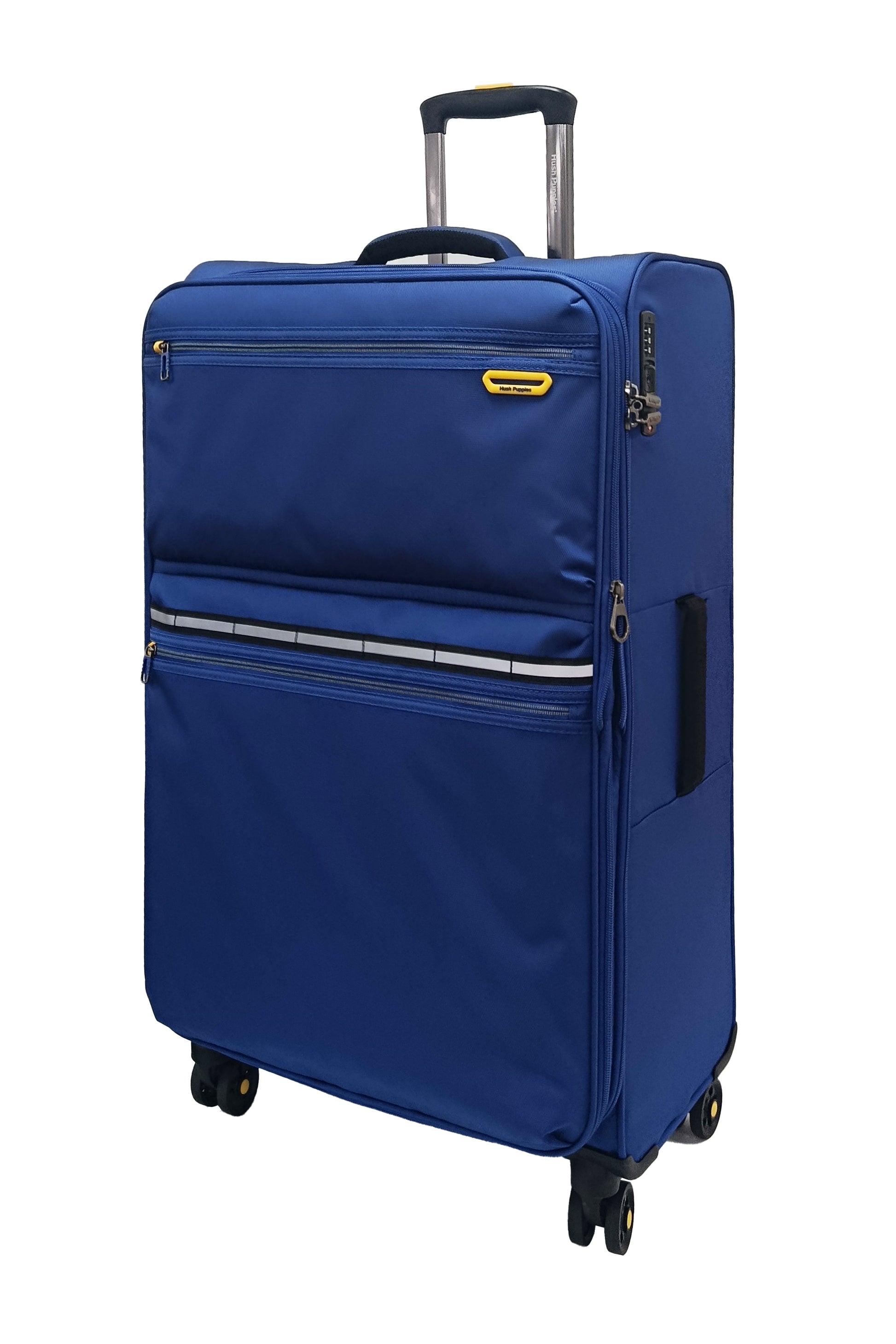Hush Puppies 69-3149 Montreal Pop lightweight blue  29 inch checked in  luggage suitcase