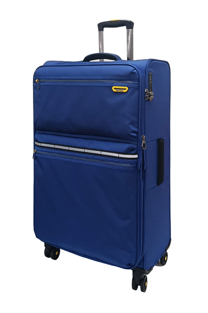 Hush Puppies 69-3149 Montreal Pop lightweight blue  29 inch checked in  luggage suitcase