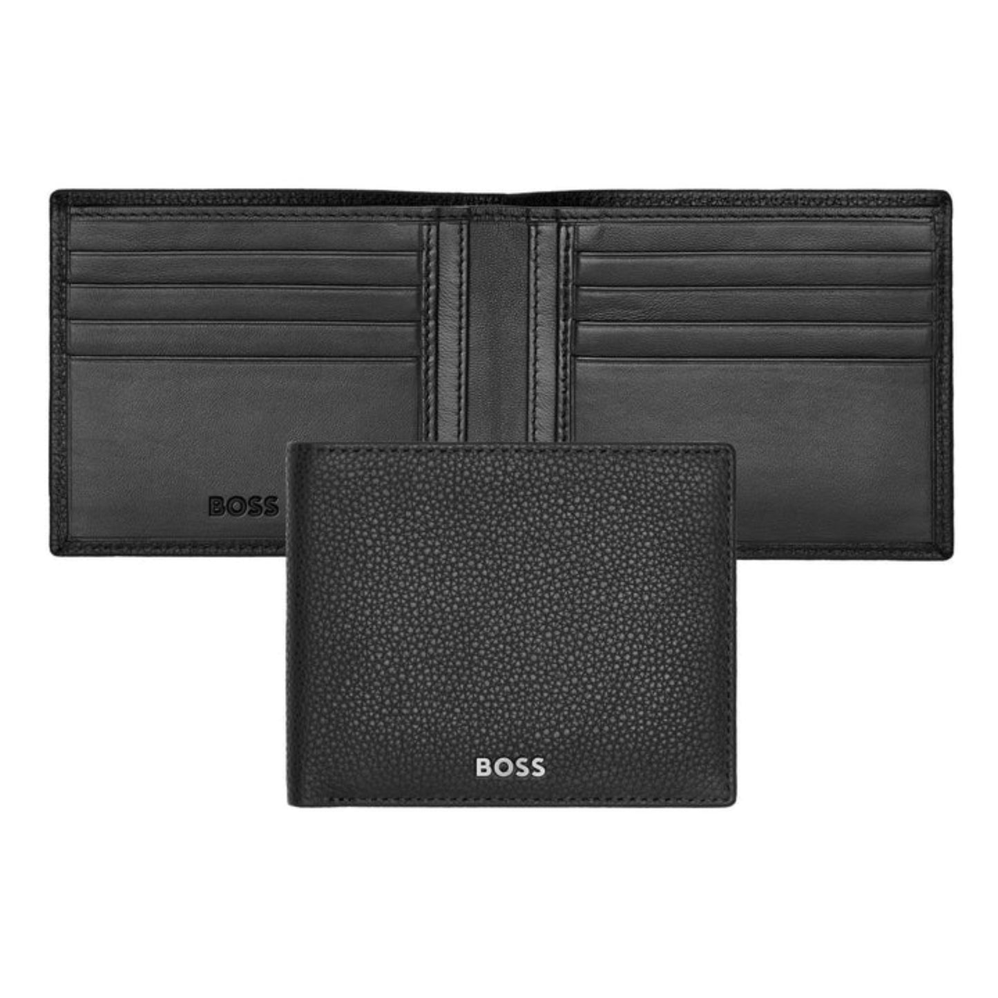 BOSS Ballpoint Pen, Keyring & Wallet Gift Set (Black)