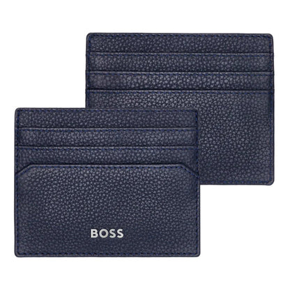 BOSS Classic Grained Key Ring & Card Holder Gift Set