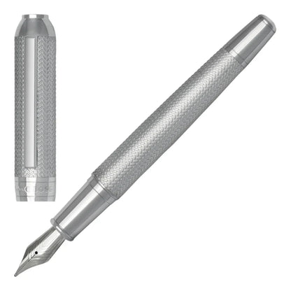 HUGO BOSS Fountain Pen Elemental Silver HSI4652C