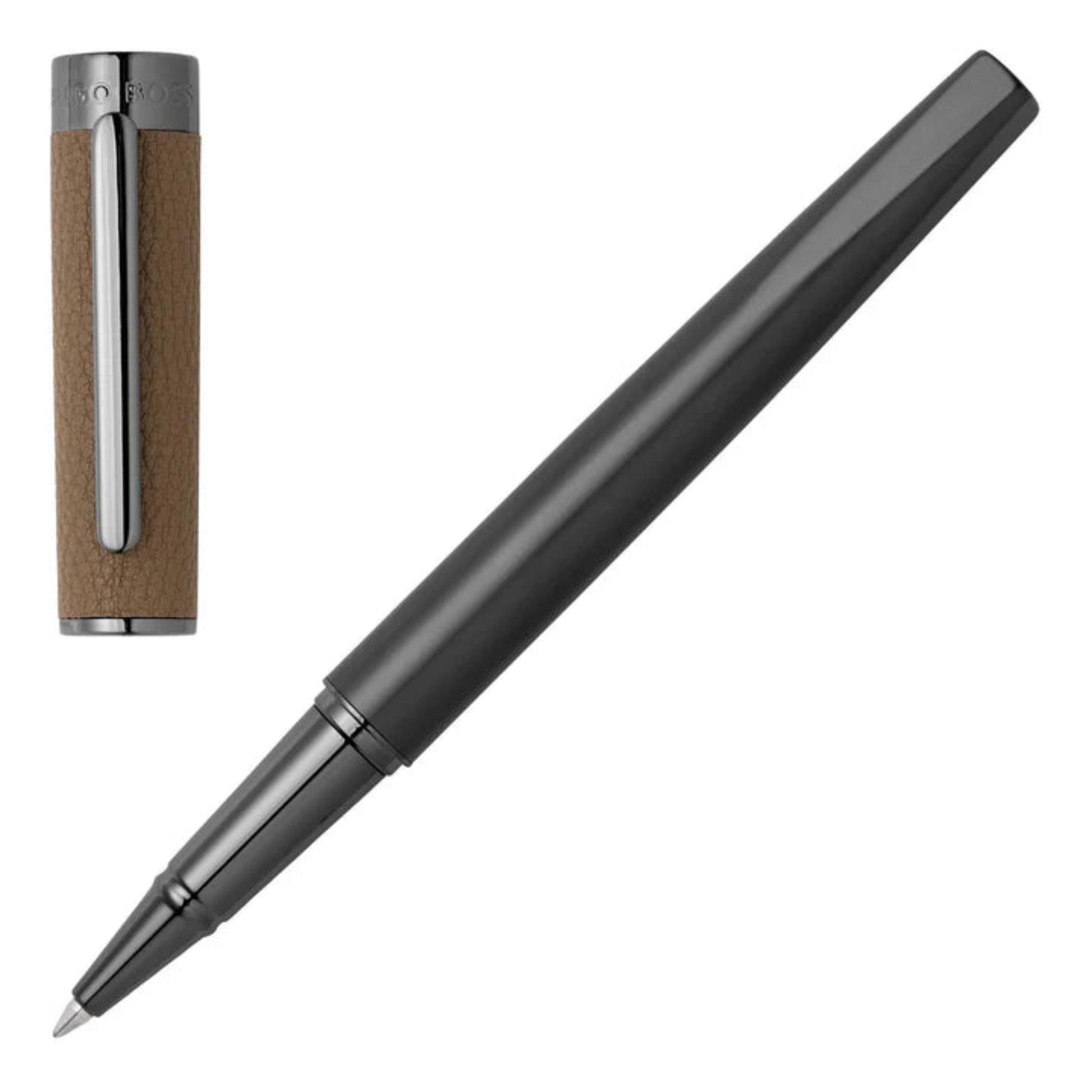 HUGO BOSS Corium Rollerball Pen Camel HSU3895X