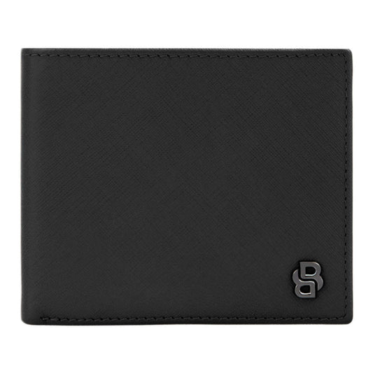 HUGO BOSS HLW526A - Wallet Double B Saffiano Black