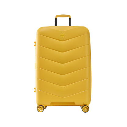 Hush Puppies 69-4040 Lightweight Hardcase 28-inch Yellow Luggage