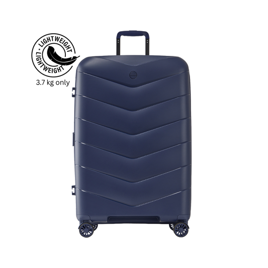 Hush Puppies 69-4040 Lightweight Hardcase 28-inch Blue Luggage