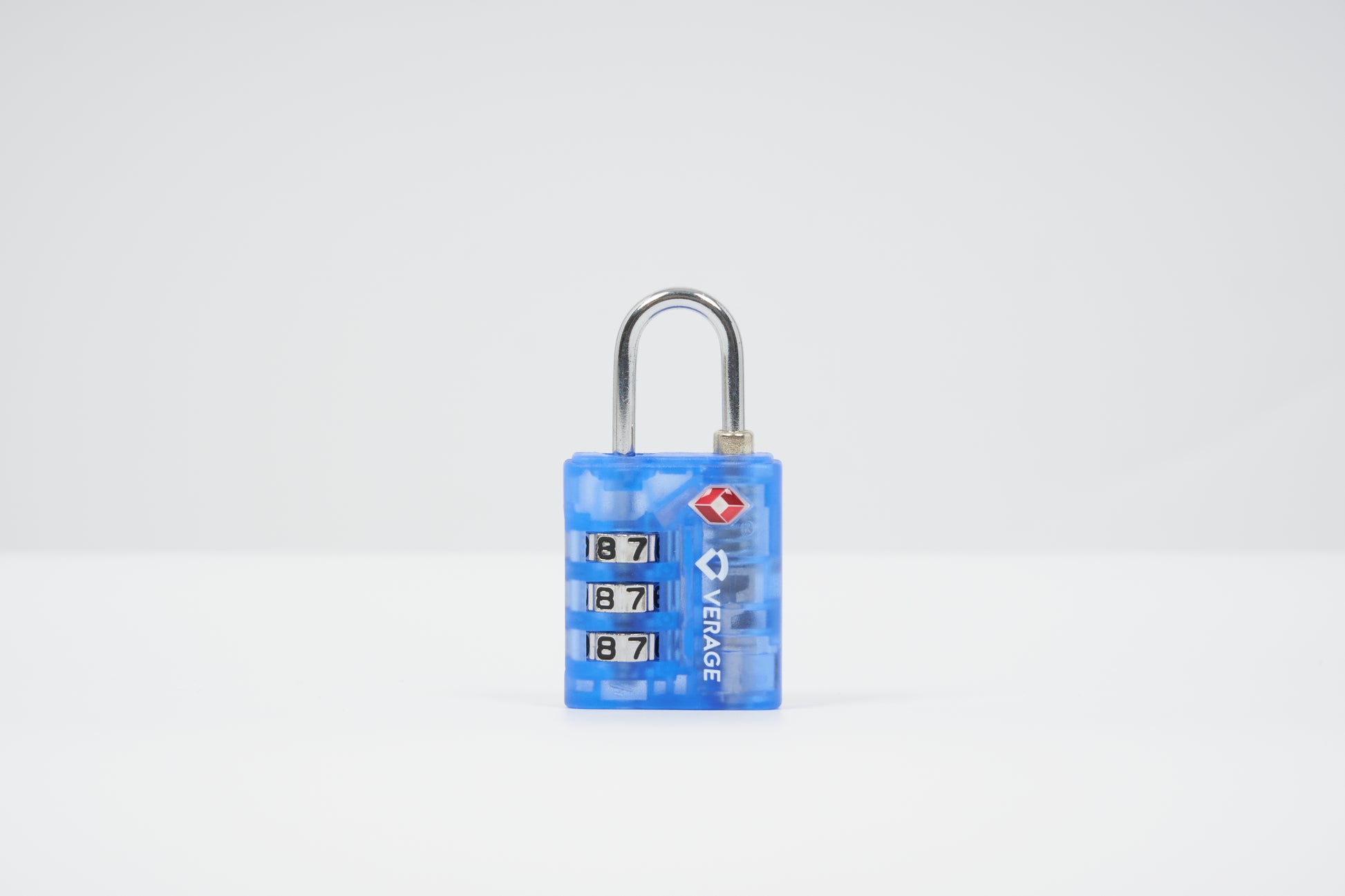Verage TSA 3 Dial Combination Lock VG5137 Clear Blue