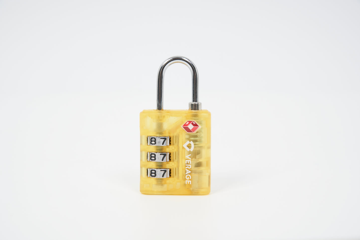 Verage TSA 3 Dial Combination Lock VG5137 Clear Yellow