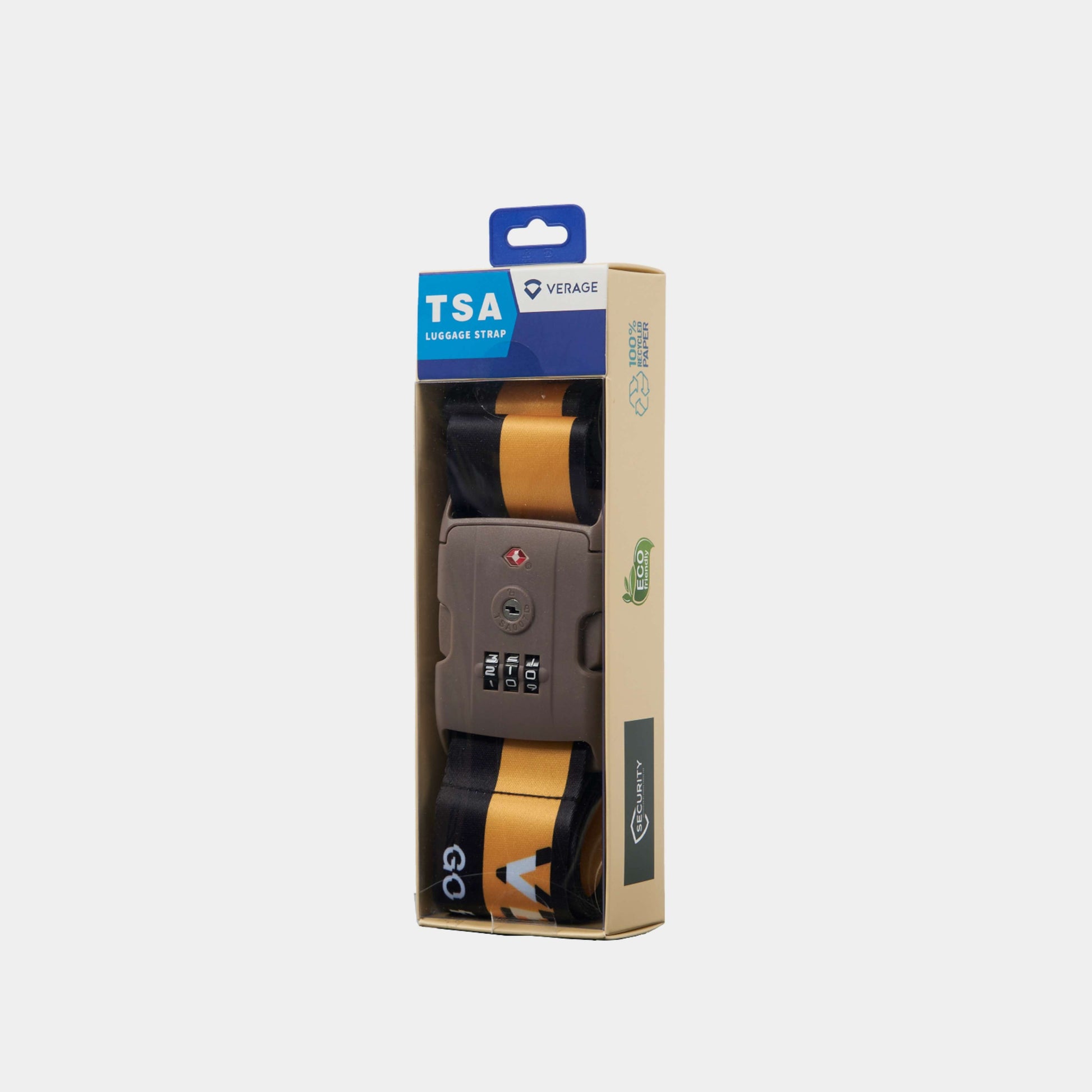 Verage TSA Luggage Strap VG5305 Fantasy Yellow
