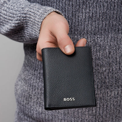 BOSS Classic Grained Folding Card Holder