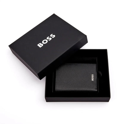 BOSS Classic Grained Folding Card Holder