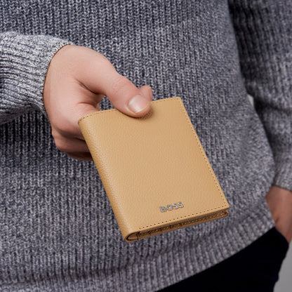 BOSS Classic Grained Folding Card Holder