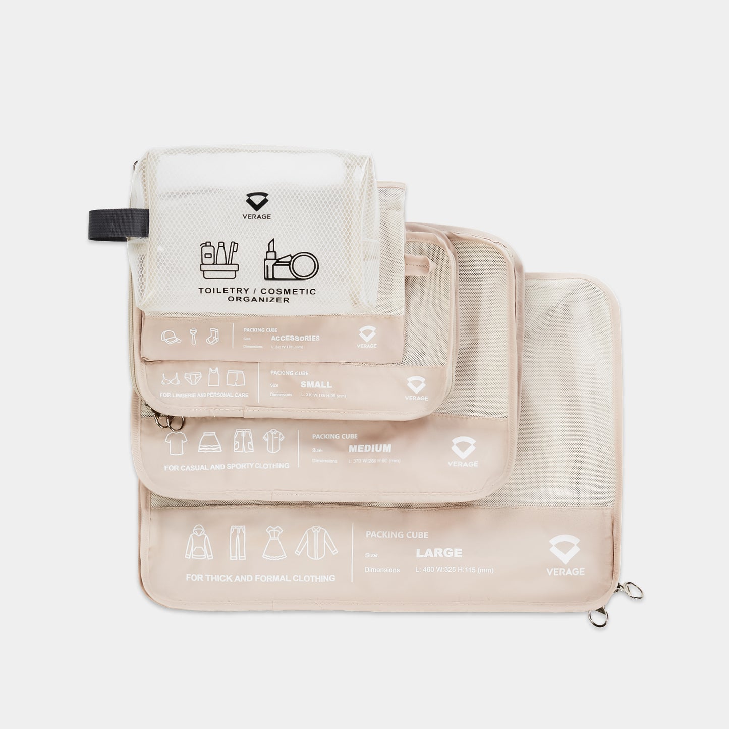 Verage Packing Cube (5PCS/SET)